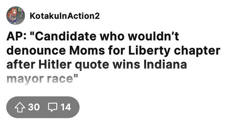 Candidate who wouldn’t denounce Moms for Liberty chapter after Hitler quote wins Indiana mayor race